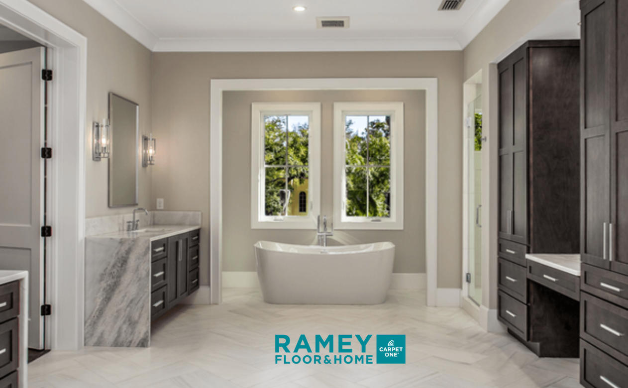 Bathroom Renovation from Ramey Floor & Home - up to 10% off happening now