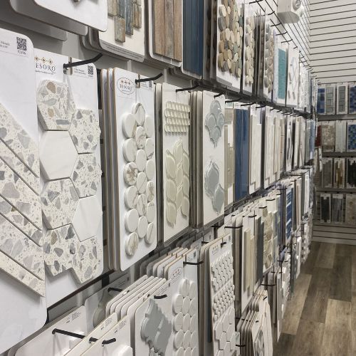Ramey Carpet One Backsplash Display