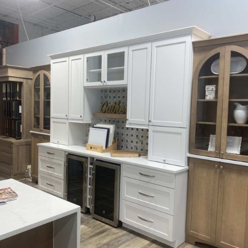 Ramey Carpet One kitchen showroom display